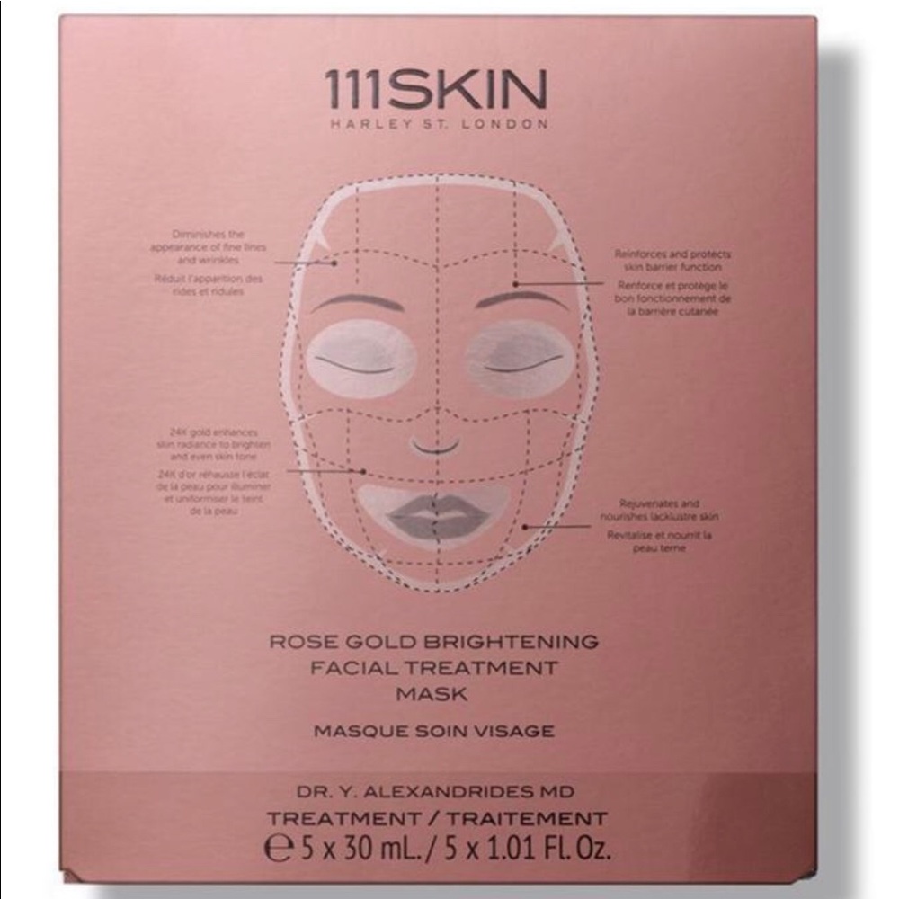 111SKIN Rose Gold Brightening Facial Masks(5 Pack) - Picture 2 of 8